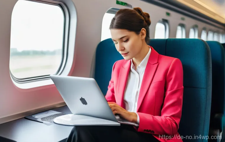 다양한 디바이스에서의 맥락 인식 UX 일관성 - **Seamless Cross-Device Work Experience**
    "A young professional, appearing to be in their late 2...